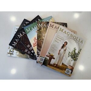 Magnolia Journal Magazine Issues 19, 21-25 Illustrated Home & Garden 2021-2022